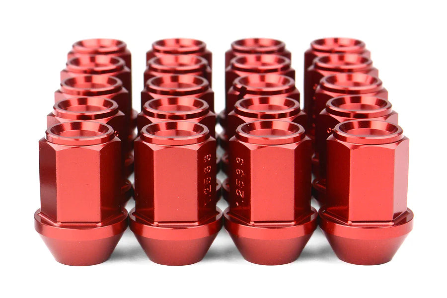 KICS Project Leggdura Racing Red Lug Nuts 12x1.25