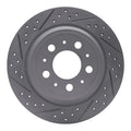 R1 99-09 Volvo Xc70 Rear Left Drilled & Slotted Geoperformance Rotor