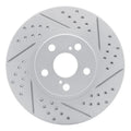 R1 00-10 Pontiac Vibe Front Right Drilled & Slotted Geoperformance Rotor