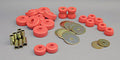 Prothane 84-88 Toyota 4Runner Body Mount Kit - Red