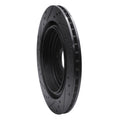 R1 08-14 Cadillac CTS Rear Right Drilled & Slotted Black Brake Rotor