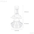WHITE 9007 PLATINUM LED BULB, 2 PA