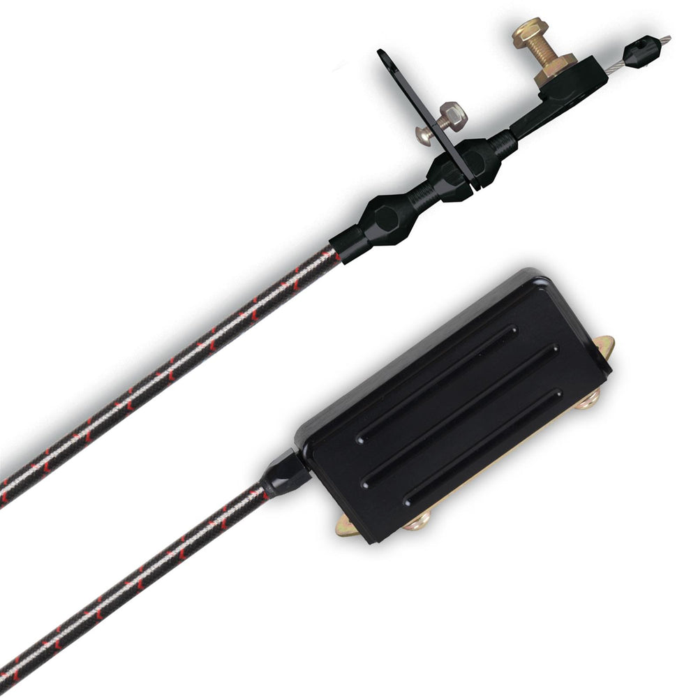 VINTAGE SERIES 400 KICKDOWN CABLE BLK WRAP W/RED TRACERS
