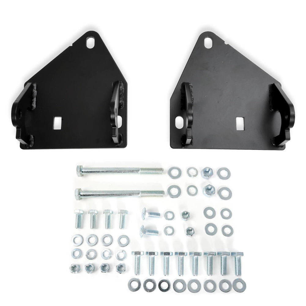 6467 CHEVY CHEVELLE LS ENGINE SWAP MOTOR MOUNT BLACK COAT