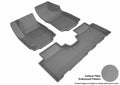 3D MAXpider 2018-2020 GMC Terrain Kagu 1st & 2nd Row Floormats - Gray