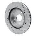 DFC 06-17 Suzuki Grand Vitara (Mexico) Front Left Drilled & Slotted Silver Brake Rotor