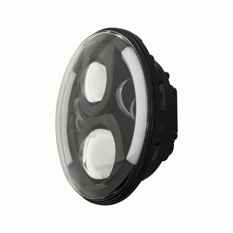 7IN BLACK LED W/ RUNNING LIGHT