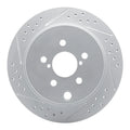 R1 14-18 Subaru Forester Rear Left Drilled & Slotted Geoperformance Rotor
