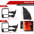 TOWING MIRRORS- MANUAL LED
