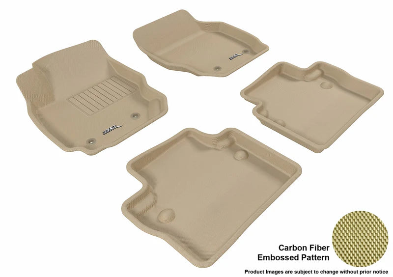 3D KAGU FLOOR MAT 2 ROW SET TAN