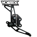 Vortex Racing Rearsets Replacement Rear Set- Black
