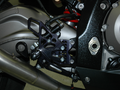 Vortex Racing 09-14 BMW S1000RR,-14 S1000XR Adjustable Rearsets- Black