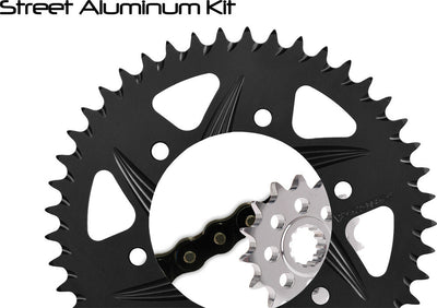 Vortex Racing V3 2.0 Chain and Sprocket Kit 3289-16,435K-45,520RX3-122- Black