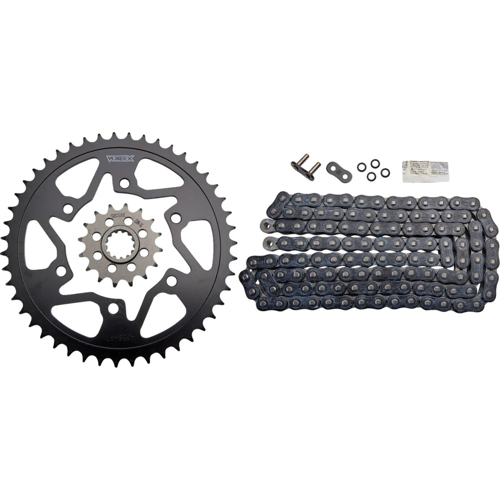 Vortex Racing V3 2.0 Chain and Sprocket Kit 3289-16,435S-47,520RX3-118- Black