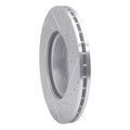 R1 Concepts Brake Rotor Drilled and Slotted Silver Fits Volkswagen EuroVan