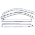 1522 COLORADO/CANYON CREW CAB CHROME VENTVISOR 4PC CHROME