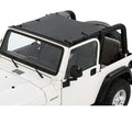 ~(5 lbs. 29X5X5)~ Sun Bikini Top Black Diamond Jeep 97-06 Wrangler; Targa style