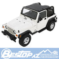 ~(5 lbs. 29X5X5)~ Sun Bikini Top Black Diamond Jeep 97-06 Wrangler; Targa style