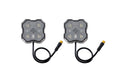 Diode Dyamics Rock Light  - Red/White -  M8 Add-On 2-Pack