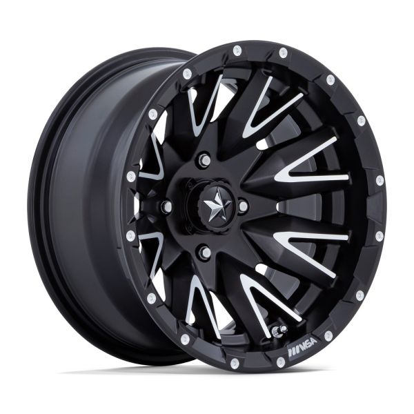 MA049 14X7 4X156 M-BLK MCH 10MM