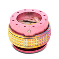 NRG Quick Release Kit - Pyramid Edition - Pink Body / Neochrome Pyramid Ring