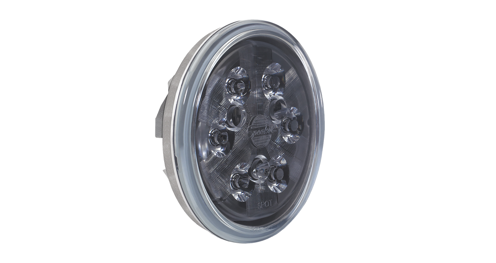 6040F MODEL 12V LED WORK LIGHT W/GLASS LENS & FLOOD BEAM PATTERN