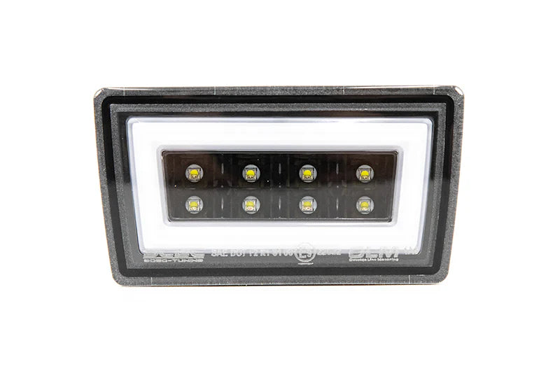 1520 SUBARU WRX STI F1 NB+R V2 FOG LIGHT (CLEAR LENS GLOSS BLACK BASE WHITE