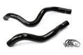 HPS Performance Black Reinforced Silicone Radiator Hose Kit Coolant for Honda 17-18 Ridgeline 3.5L V6