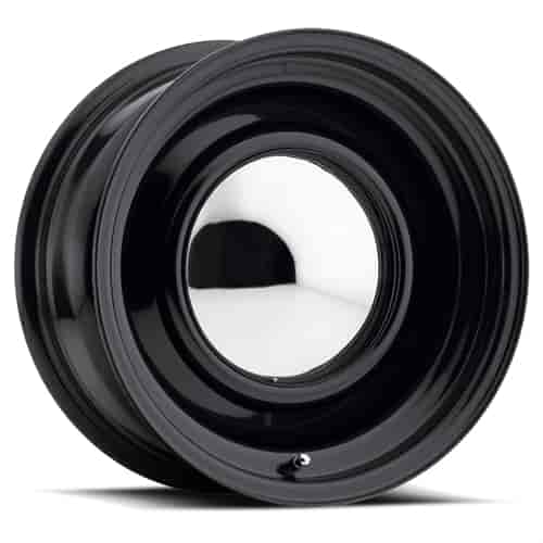 BLACK SMOOTHIE 15X8 5X4.25 4.5 ( 12mm 5BS) W CAP