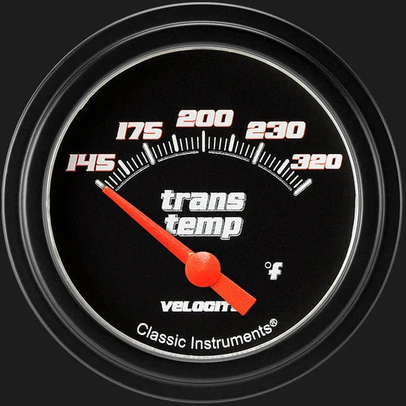 VELOCITY BLACK 2 5/8IN TRANS TEMP