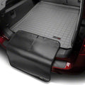 WeatherTech 2018+ Jeep Wrangler JK Cargo Liners w/Bumper Protector - Grey (w/Alpine Prem 9-Speakers)