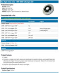 StopTech Power Slot 3/99-06 Audi TT (except Quattro) / 12/98-10 VW Golf Right Rear Slotted Rotor