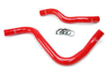 HPS Performance Red Reinforced Silicone Radiator Hose Kit Coolant for Honda 03-07 Accord 3.0L V6