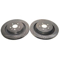 Power Stop 19-22 Lincoln Nautilus Rear Drilled & Slotted Rotor (Pair)