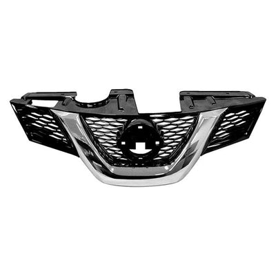GRILLE ASSY SL|SV; W/PREMIUM PKG; W/CAMERA HOLE; BLACK/CHROME NISSAN ROGUE 1416
