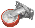 ULTRA SWIVEL SKID WHEEL 4 INSILVER AND RED
