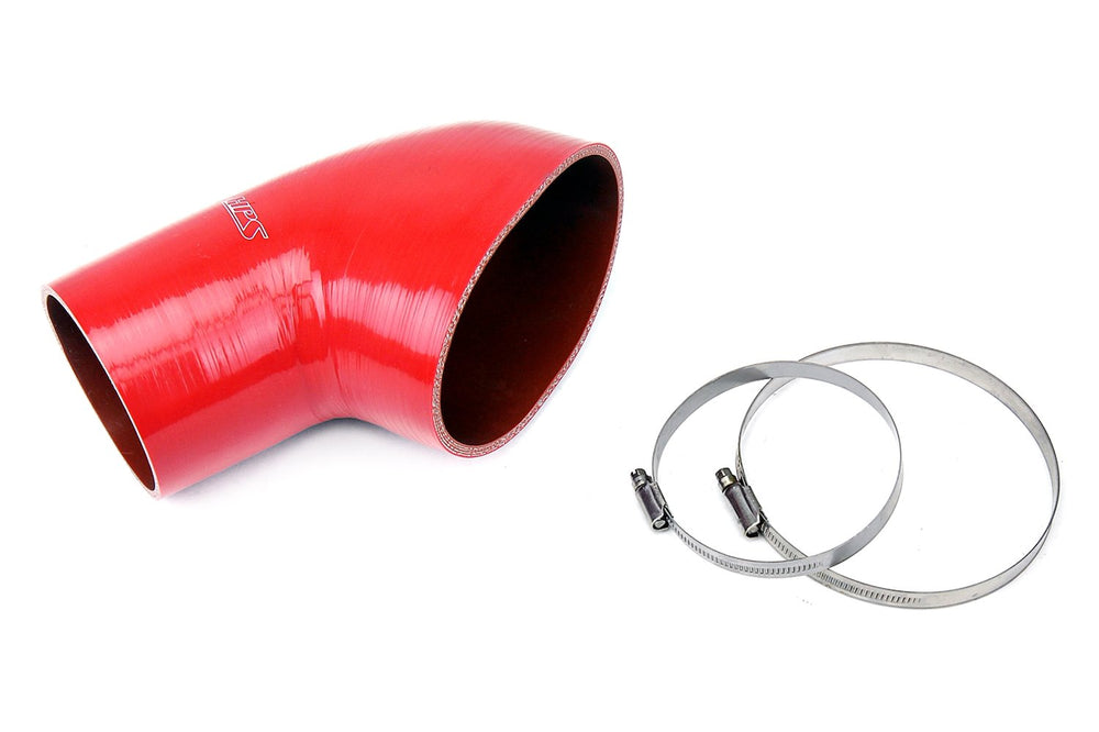 HPS Performance Red Reinforced Silicone Post MAF Air Intake Hose Kit for BMW 01-06 E46 M3