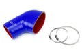 HPS Performance Red Reinforced Silicone Post MAF Air Intake Hose Kit for BMW 01-06 E46 M3