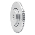 R1 Concepts Brake Rotor Drilled and Slotted Silver Fits Mazda 6