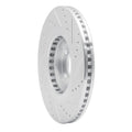 R1 Concepts Brake Rotor Drilled and Slotted Silver Fits Mazda 6