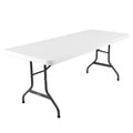 LIFETIME 22901 FOLDING UTILITY TABLE 6FT WHITE GRANITE