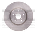 R1 03-18 Volkswagen VENTO (Mexico) Front Right Drilled & Slotted Black Brake Rotor