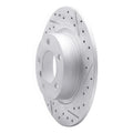 R1 13-16 Mini Cooper Paceman Rear Right Drilled & Slotted Geoperformance Rotor