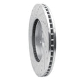 DFC 02-06 Ford Expedition Front Right Drilled & Slotted Silver Brake Rotor