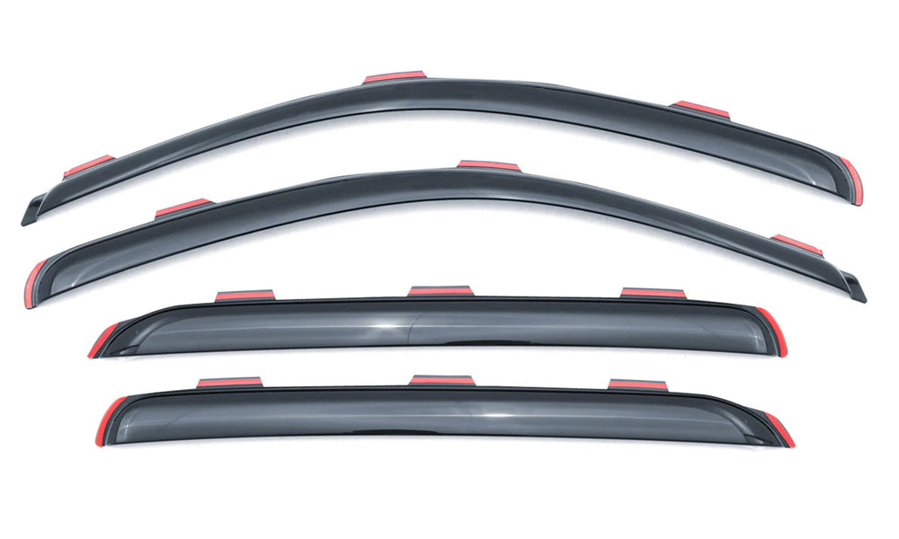~(2 lbs. 39X12X1)~ VENTVISOR ELITE - 4PC WINDOW 2005-2014 TOYOTA TACOMA DOUBLE CAB COLOR: BLUE GREY