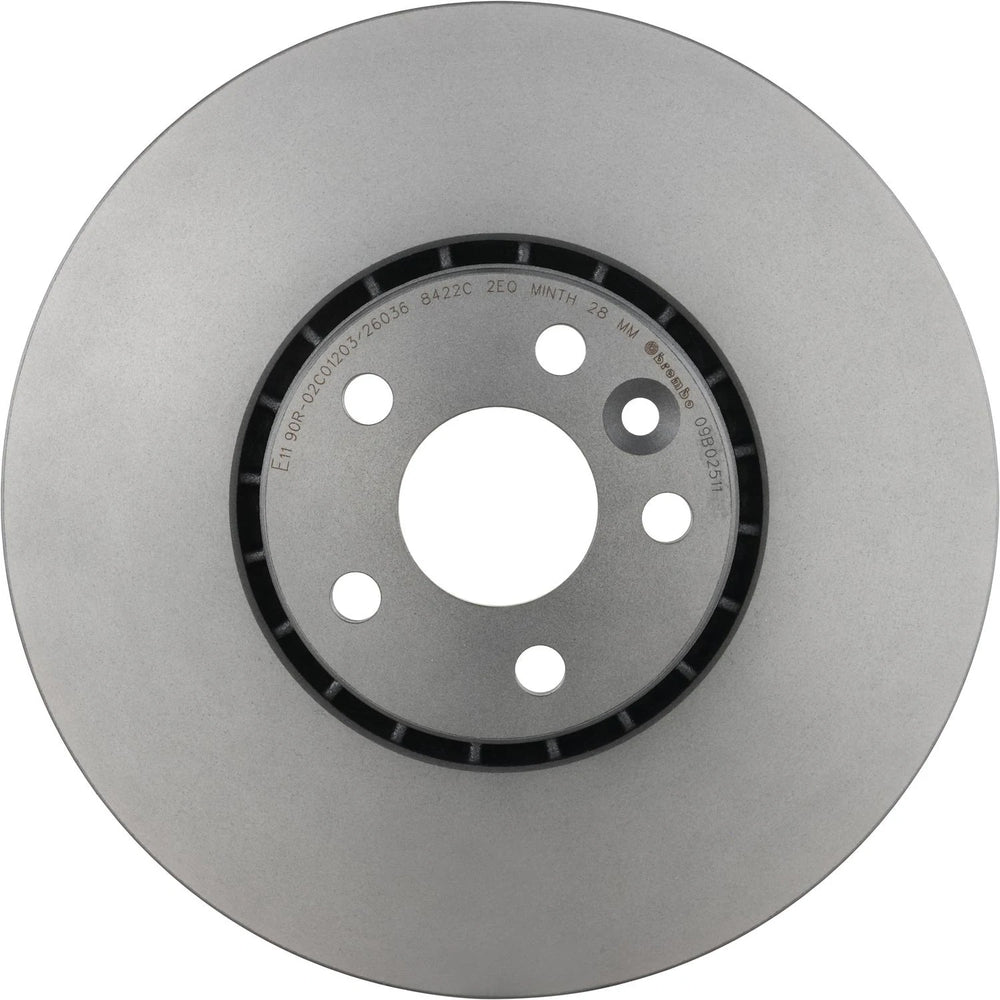 Brembo 10-15 Volvo XC60 Front Premium UV Coated OE Equivalent Rotor