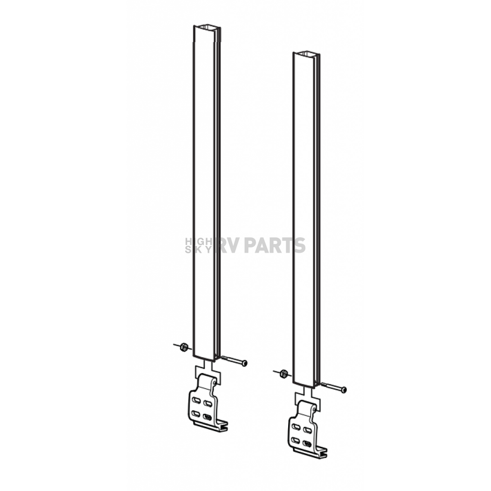 TRAVEL'R RAIL EXT KIT- WH