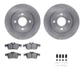 R1 Concepts Brake Rotor- Blank with Optimum Oe Pads Hdw Fits Ford EcoSport