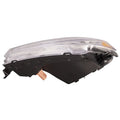 LH HEADLAMP ASSY COMPOSITE; HALOGEN; CHROME TRIM; DURANGO 1113