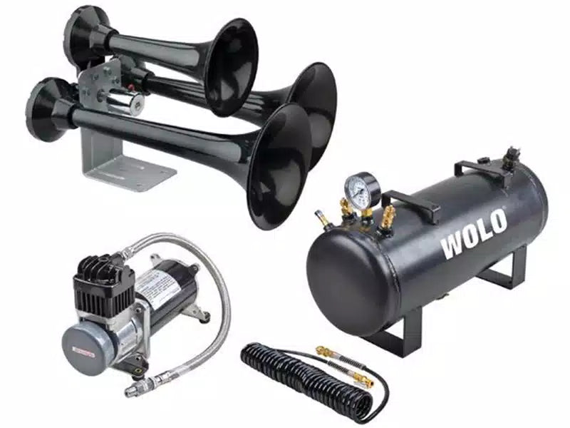 Wolo Manufacturing Corp. black auto part